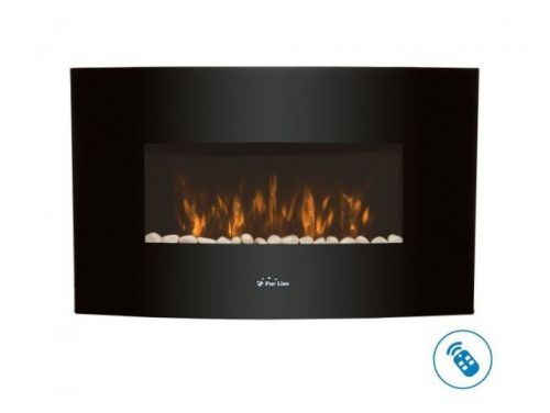 chimenea-eléctrica-2kw-en-acero-lacado-blanco – Firstline España